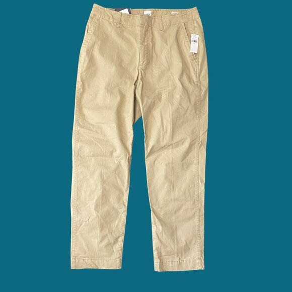 GAP Downtown Khaki Straight-Leg Pants (NWT) | Size 10 - Picture 2 of 9